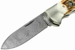 Böker Scout Spearpoint Hirschhorn Damast 112201DAM, Taschenmesser -Messer Verkaufsgeschäft BO112201DAM 03 boker