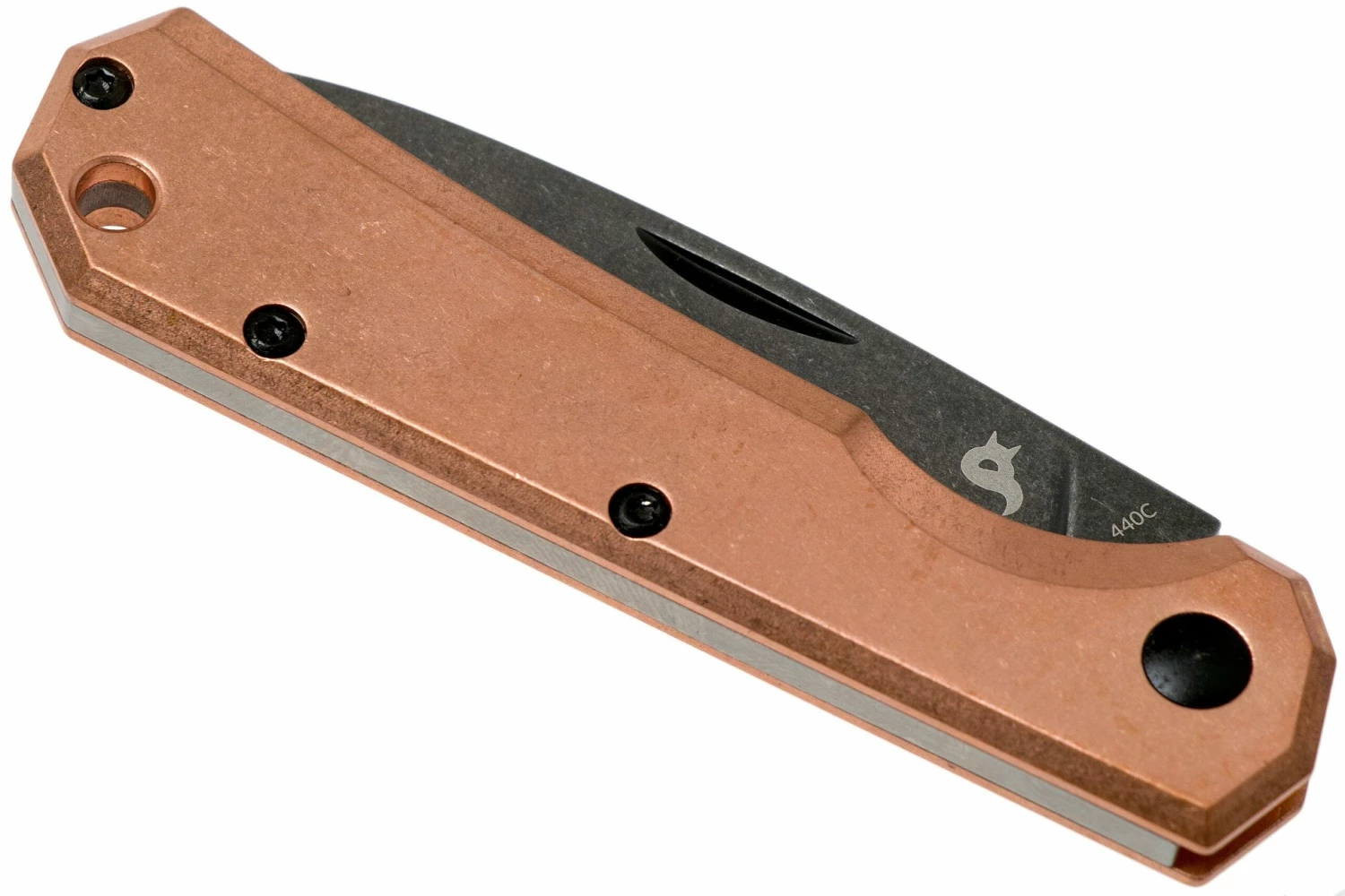 Fox Black Fox Ciol Folding Knife BF-748CR Copper Taschenmesser, Denis Simonutti Design 6 Fox Black Fox Ciol Folding Knife BF-748CR Copper Taschenmesser, Denis Simonutti Design – Bild 4