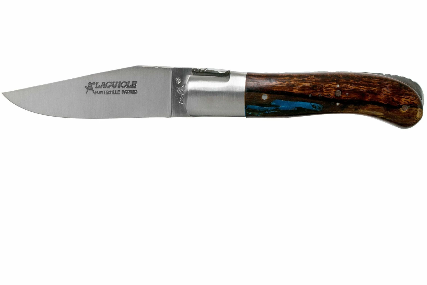 Fontenille Pataud Gentleman 10,5 Cm L8HBF Blue Hybrid Ironwood Taschenmesser 3 Fontenille Pataud Gentleman 10,5 Cm L8HBF Blue Hybrid Ironwood Taschenmesser