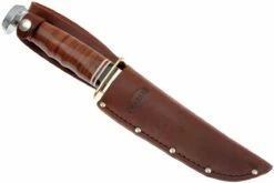 KA-BAR Marine Hunter 1235 Ledergriff, Lederscheide -Messer Verkaufsgeschäft KA1235 06 ka bar ka1235 06