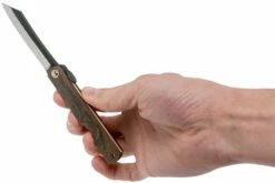 Higonokami Taschenmesser 7,3 Cm HIGOC2B, Blue Paper Steel, Brown Black Glitter -Messer Verkaufsgeschäft KT HIGOC2B 07 higonokami