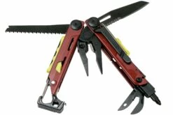 Leatherman Signal Crimson Red Survivalmultitool 832745, Nylonetui -Messer Verkaufsgeschäft LE832743 03 leatherman
