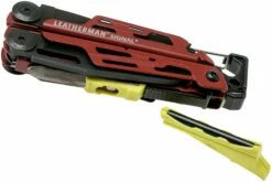 Leatherman Signal Crimson Red Survivalmultitool 832745, Nylonetui -Messer Verkaufsgeschäft LE832743 05 leatherman