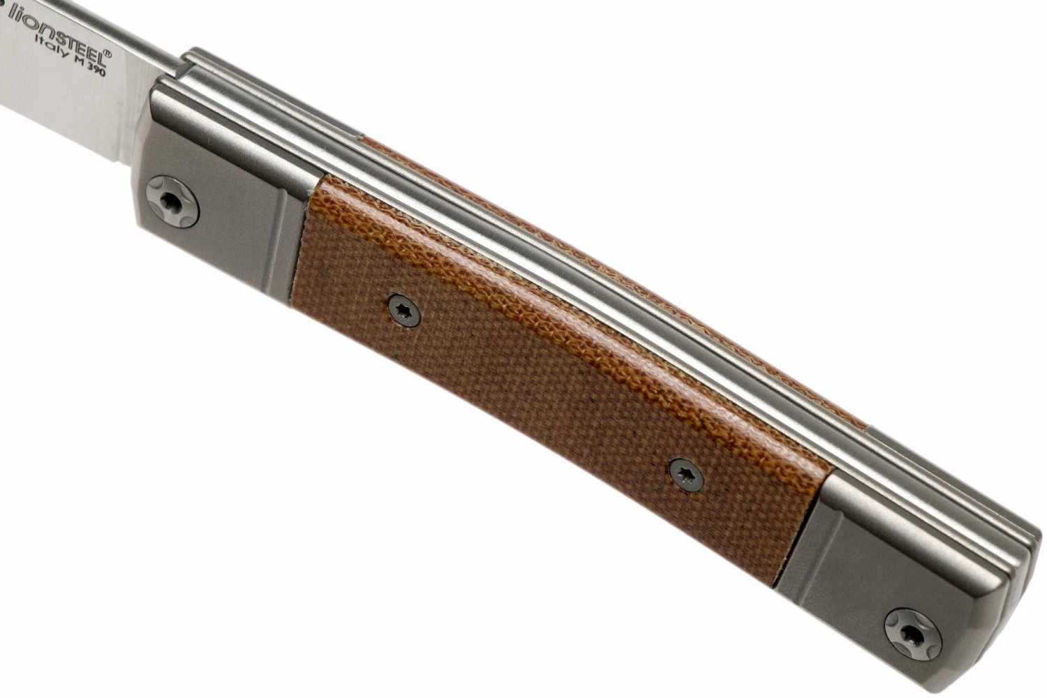 LionSteel BestMan BM1 CVN Natural Canvas Micarta Slipjoint Taschenmesser 9 LionSteel BestMan BM1 CVN Natural Canvas Micarta Slipjoint Taschenmesser – Bild 7