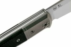 LionSteel Gitano Black G10 GT01 GBK Taschenmesser, Gudy Van Poppel Design -Messer Verkaufsgeschäft LI GT01 GBK 06 lionsteel