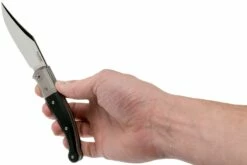 LionSteel Gitano Black G10 GT01 GBK Taschenmesser, Gudy Van Poppel Design -Messer Verkaufsgeschäft LI GT01 GBK 08 lionsteel