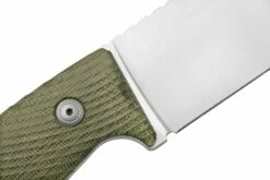 LionSteel M3 M3-CVG Green Canvas Micarta Feststehendes Messer -Messer Verkaufsgeschäft LI M3 CVG 05 lionsteel
