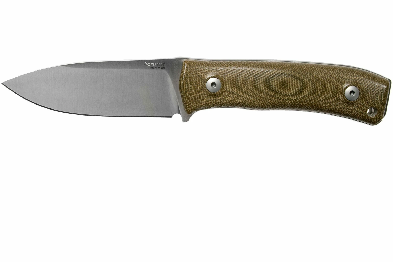 LionSteel M4-CVG M390, Green Canvas Micarta 3 LionSteel M4-CVG M390, Green Canvas Micarta