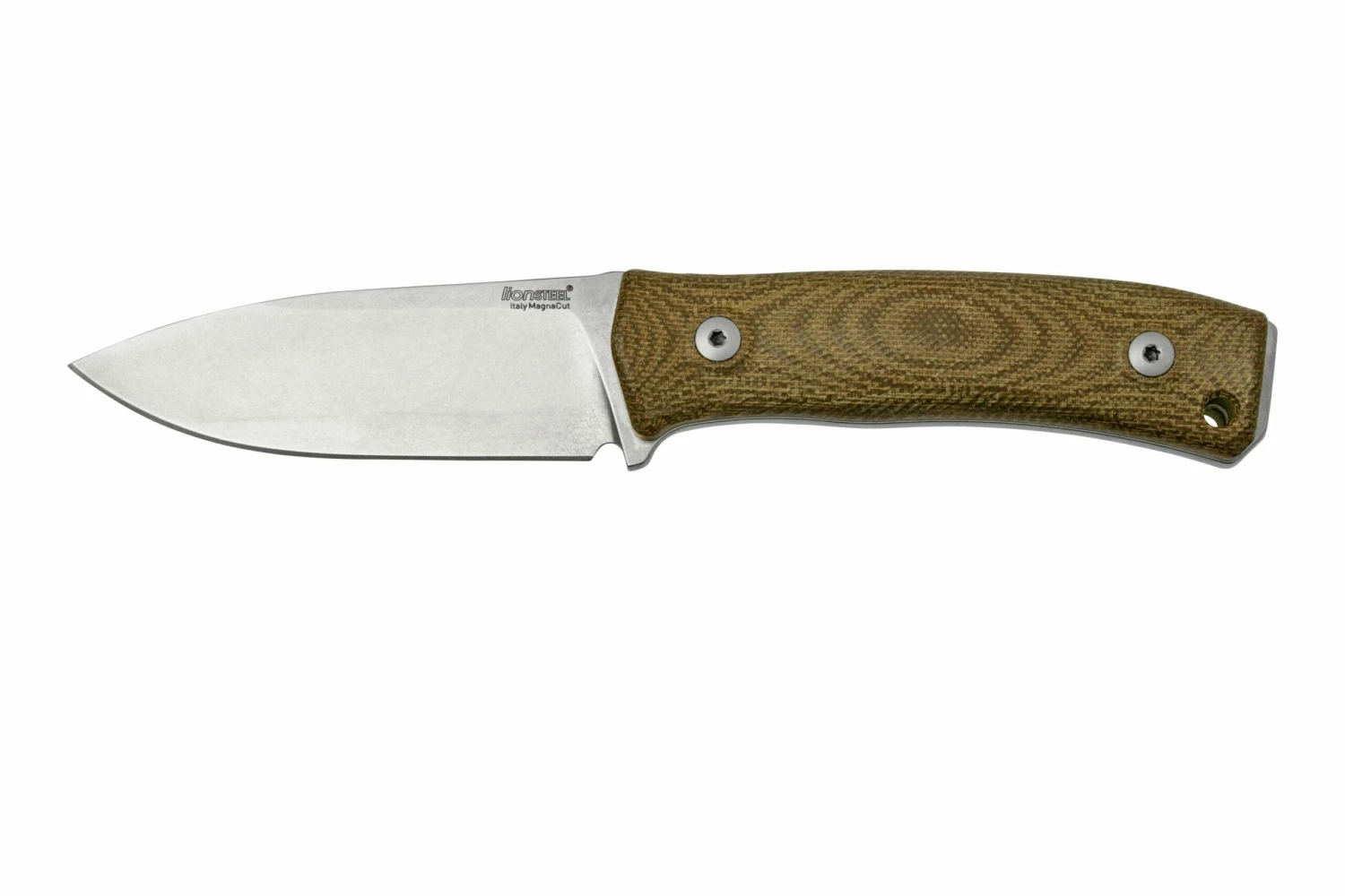 Lionsteel M4 Green Micarta MagnaCut M4-MC-CVG, Knivesandtools Exclusive, Feststehendes Messer 3 Lionsteel M4 Green Micarta MagnaCut M4-MC-CVG, Knivesandtools Exclusive, Feststehendes Messer