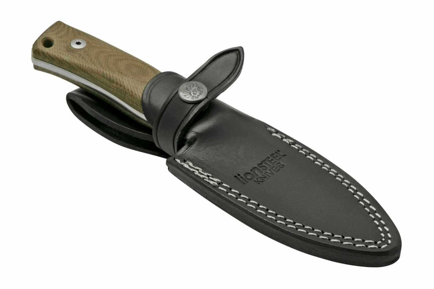 Lionsteel M4 Green Micarta MagnaCut M4-MC-CVG, Knivesandtools Exclusive, Feststehendes Messer 8 Lionsteel M4 Green Micarta MagnaCut M4-MC-CVG, Knivesandtools Exclusive, Feststehendes Messer – Bild 6