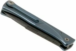 LionSteel Thrill TL-D-BL Damascus, Blaues Titan Integral Slipjoint Taschenmesser -Messer Verkaufsgeschäft LI TL D BL 06 lionsteel