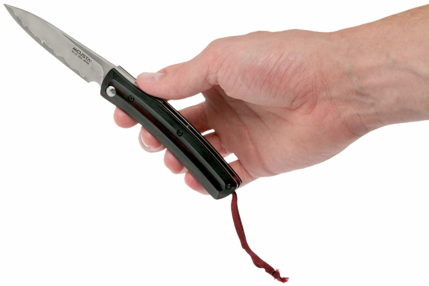 Mcusta MC-191C Friction Folder Black-Red Wood 11 Mcusta MC-191C Friction Folder Black-Red Wood – Bild 9