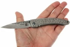 Mcusta Tsuchi Large, Stahl / Damastklinge -Messer Verkaufsgeschäft MC114D 07 mcusta tsuchi blank aluminium damast mc114d d8