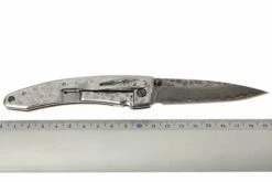 Mcusta Tsuchi Large, Stahl / Damastklinge -Messer Verkaufsgeschäft MC114D 08 mcusta tsuchi blank aluminium damast mc114d d6