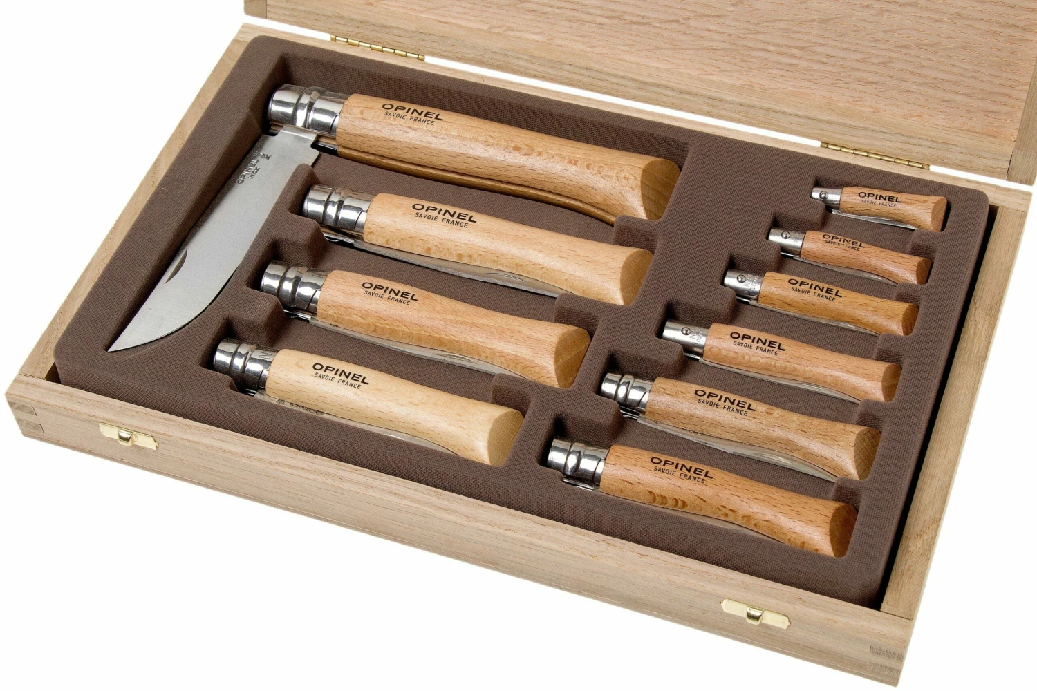 Opinel Set Taschenmesser 10-teilig, Rostfreier Stahl 3 Opinel Set Taschenmesser 10-teilig, Rostfreier Stahl