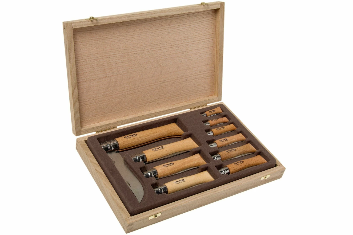 Opinel Set Taschenmesser 10-teilig, Rostfreier Stahl 4 Opinel Set Taschenmesser 10-teilig, Rostfreier Stahl – Bild 2