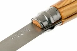 Opinel Taschenmesser No. 8 Luxury Range Mit Lederetui, Olivenholz -Messer Verkaufsgeschäft OP001004 07 opinel v201903