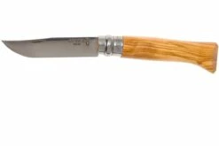 Opinel Taschenmesser No. 8 Luxury Range, Edelstahl, Olivenholz