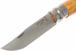Opinel Taschenmesser No. 8 Luxury Range, Edelstahl, Olivenholz -Messer Verkaufsgeschäft OP002023 03 opinel op002023 03