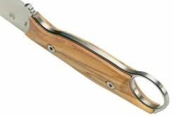 Real Steel Furrier Harpoon Olive Wood 3612W Feststehendes Messer, Ivan Braginets Design -Messer Verkaufsgeschäft RL3612W 04 realsteel
