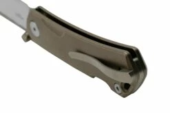 Real Steel Luna Maius Titanium Tan Bronze 7092, Taschenmesser -Messer Verkaufsgeschäft RL7092 04 realsteel