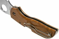 Spyderco Chaparral Birdseye Maple Wood C152WDP Taschenmesser -Messer Verkaufsgeschäft SPC152WDP 05 spyderco