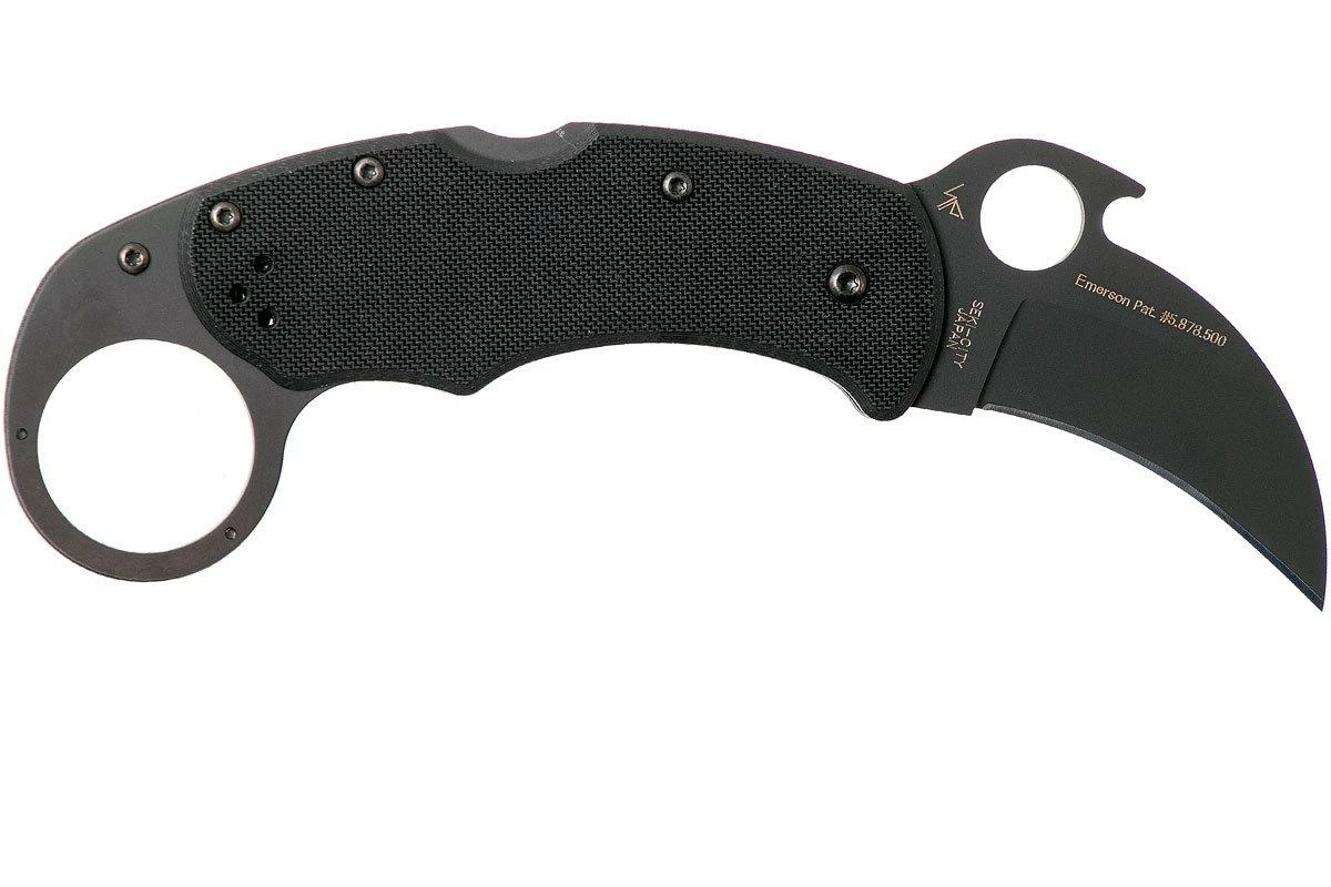 Spyderco Karahawk C170GBBK, Schwarzes Karambit Taschenmesser 4 Spyderco Karahawk C170GBBK, Schwarzes Karambit Taschenmesser – Bild 2