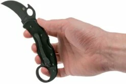 Spyderco Karahawk C170GBBK, Schwarzes Karambit Taschenmesser 17 Spyderco Karahawk C170GBBK, Schwarzes Karambit Taschenmesser -Messer Verkaufsgeschäft SPC170GBBKP 08 spyderco spc170gbbkp 08