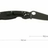 Spyderco Military Black C36GPBK Taschenmesser, Schwarz