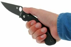 Spyderco Military Black C36GPBK Taschenmesser, Schwarz 16 Spyderco Military Black C36GPBK Taschenmesser, Schwarz -Messer Verkaufsgeschäft SPC36GPBK 07 spyderco military spc36gpbk d7