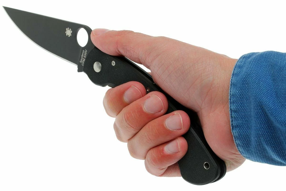 Spyderco Military Black C36GPBK Taschenmesser, Schwarz 9 Spyderco Military Black C36GPBK Taschenmesser, Schwarz – Bild 7