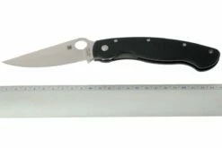 Spyderco Military C36 Taschenmesser -Messer Verkaufsgeschäft SPC36 05 spyderco military plain edge spc36gpe d5