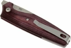 Viper Dan 1 5928CBR Burgundy Micarta N690, Drop-Point-Klinge -Messer Verkaufsgeschäft VPV5928CBR 04 viper dan 1 vpv5928cbr 04