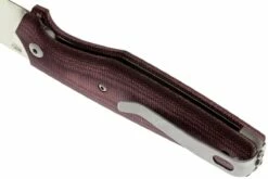 Viper Dan 1 5928CBR Burgundy Micarta N690, Drop-Point-Klinge -Messer Verkaufsgeschäft VPV5928CBR 06 viper dan 1 vpv5928cbr 06