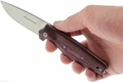 Viper Dan 1 5928CBR Burgundy Micarta N690, Drop-Point-Klinge -Messer Verkaufsgeschäft VPV5928CBR 08 viper dan 1 vpv5928cbr 08