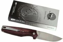 Viper Dan 1 5928CBR Burgundy Micarta N690, Drop-Point-Klinge -Messer Verkaufsgeschäft VPV5928CBR 09 viper dan 1 vpv5928cbr 09