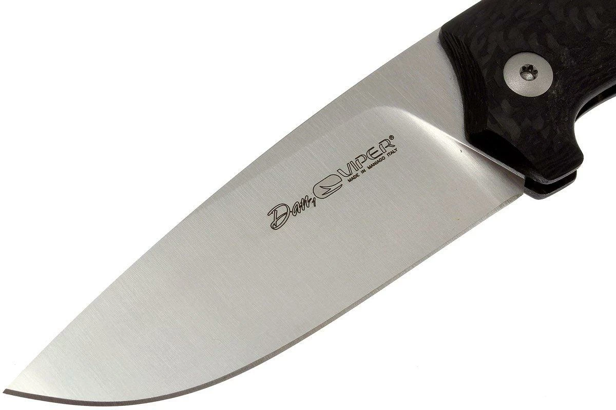 Viper Dan 1 5928FC Carbon N690, Drop-Point-Klinge 5 Viper Dan 1 5928FC Carbon N690, Drop-Point-Klinge – Bild 3