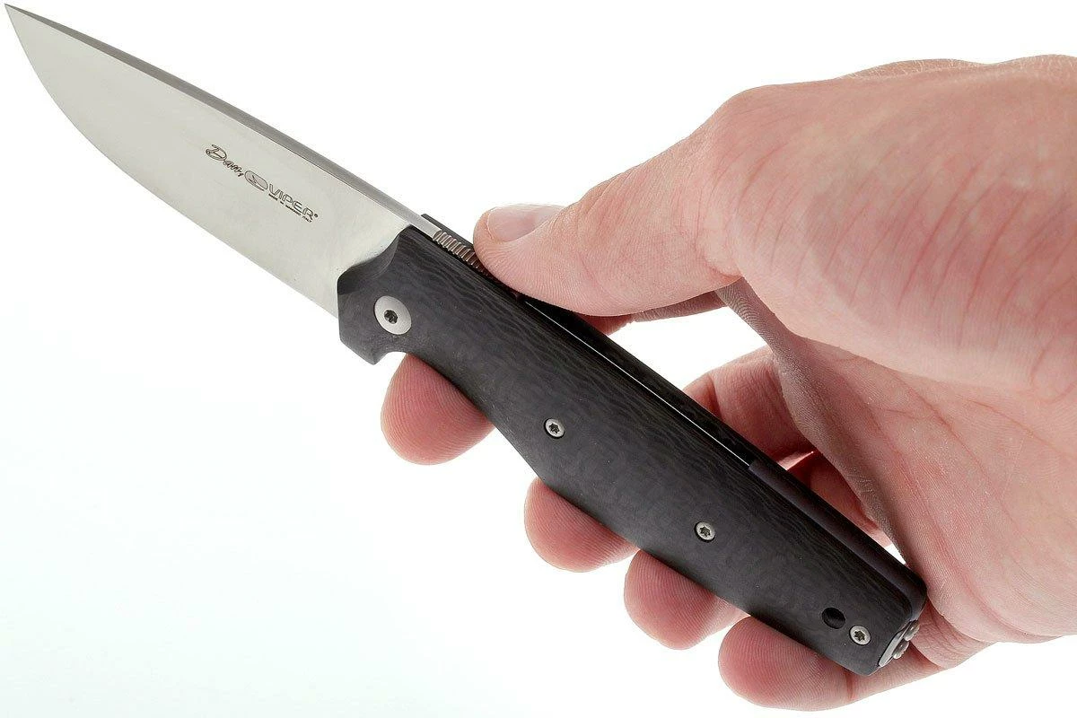 Viper Dan 1 5928FC Carbon N690, Drop-Point-Klinge 10 Viper Dan 1 5928FC Carbon N690, Drop-Point-Klinge – Bild 8