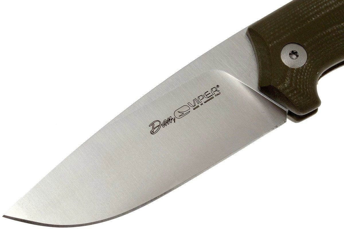 Viper Dan 1 5928GGR Grünes G10 N690, Drop-Point-Klinge 5 Viper Dan 1 5928GGR Grünes G10 N690, Drop-Point-Klinge – Bild 3