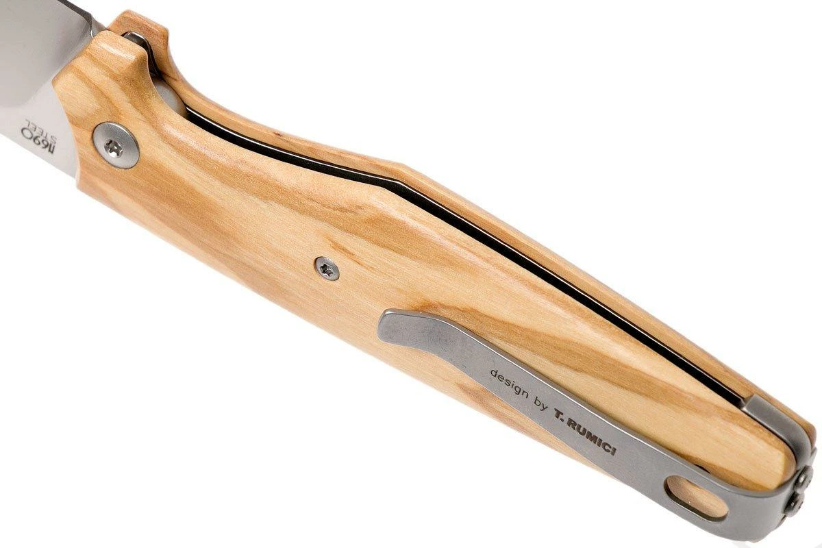 Viper Dan 1 V5928UL Olivenholz, N690, Drop-Point-Klinge 7 Viper Dan 1 V5928UL Olivenholz, N690, Drop-Point-Klinge – Bild 5