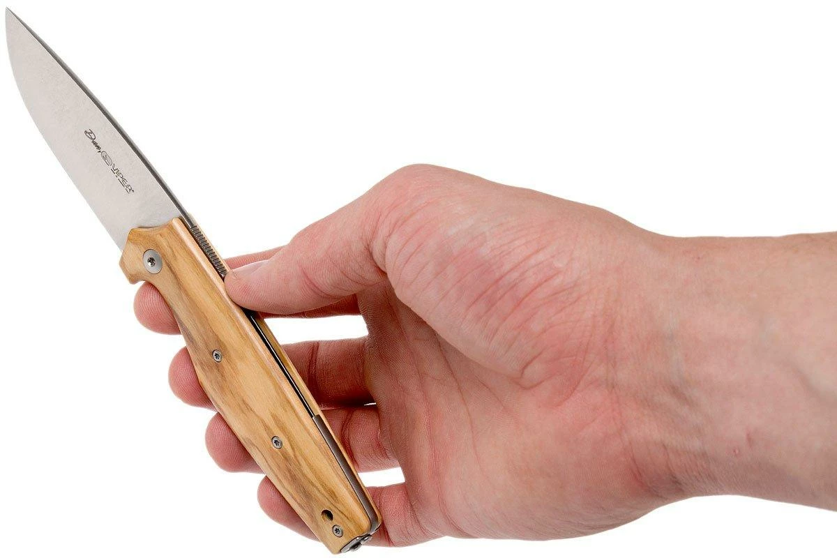 Viper Dan 1 V5928UL Olivenholz, N690, Drop-Point-Klinge 10 Viper Dan 1 V5928UL Olivenholz, N690, Drop-Point-Klinge – Bild 8