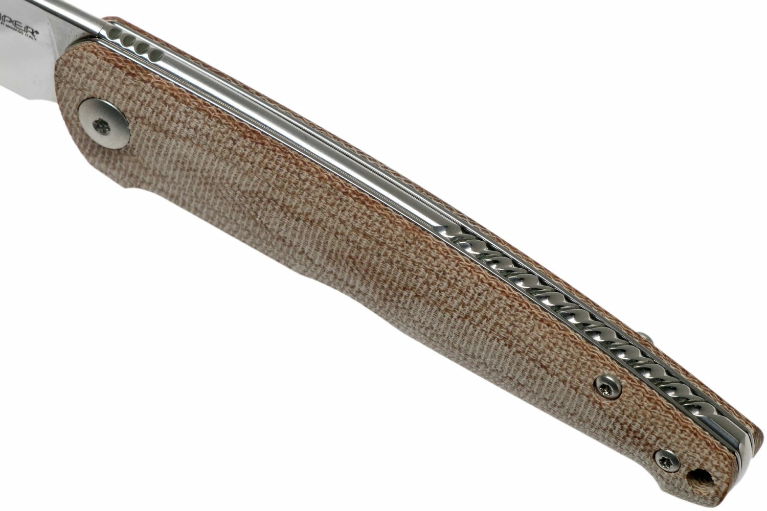 Viper Key V5976CN Natural Canvas Micarta Taschenmesser, Jesper Voxnaes Design 9 Viper Key V5976CN Natural Canvas Micarta Taschenmesser, Jesper Voxnaes Design – Bild 7