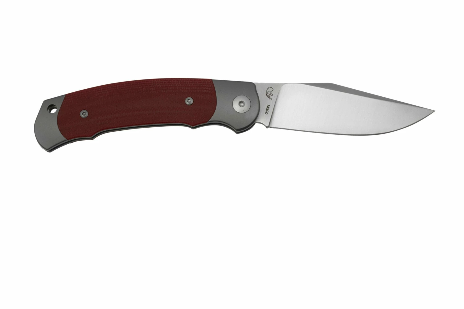 Viper Twin, V6002GR, Satin M390, Red G10 Taschenmesser, Fabrizio Silvestrelli Design 4 Viper Twin, V6002GR, Satin M390, Red G10 Taschenmesser, Fabrizio Silvestrelli Design – Bild 2