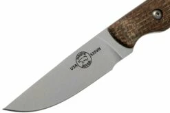 White River Knives Small Game Knife Natural Burlap Micarta Jagdmesser, Owen Baker Jr. Design 9 White River Knives Small Game Knife Natural Burlap Micarta Jagdmesser, Owen Baker Jr. Design -Messer Verkaufsgeschäft WRSG BNA 03 white river knives v201808